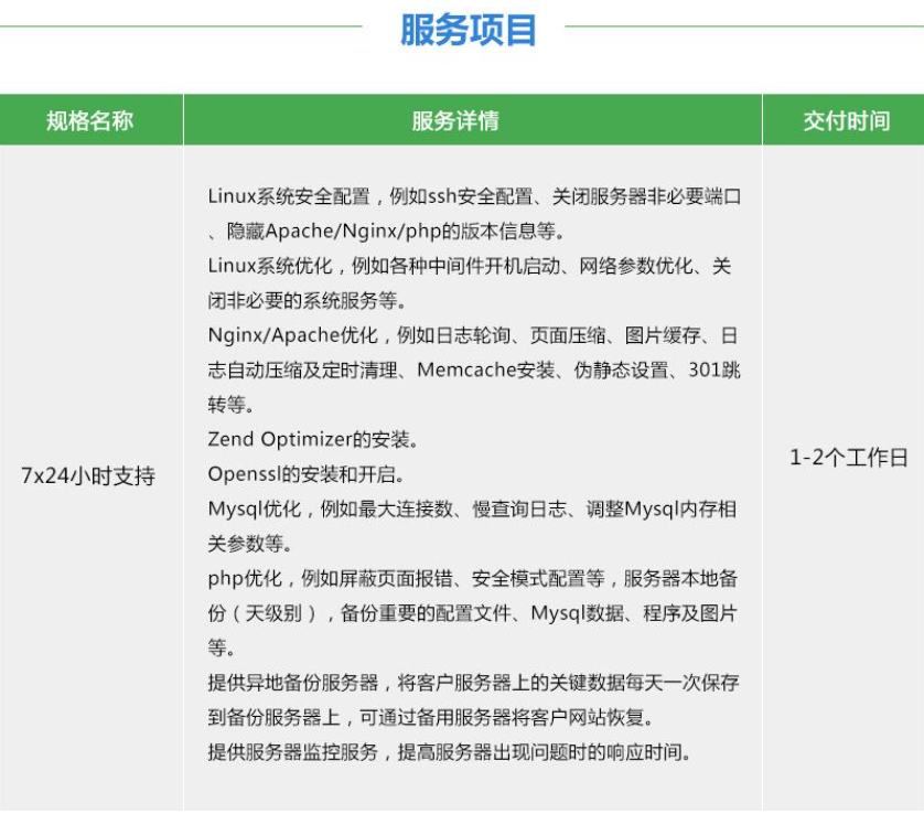 运维排障, 日常代维, 数据服务, 压力测试, 域名服务, 代维护, 授权